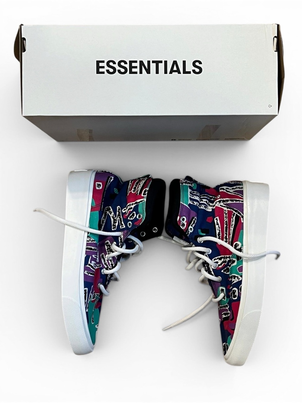 Fear of God Essentials & Converse  High-Top Sneakers in Purple & Black 10.5